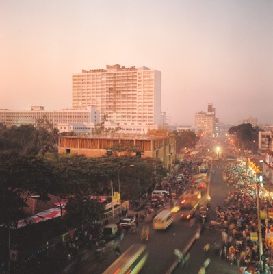 Dhaka downtown mega city